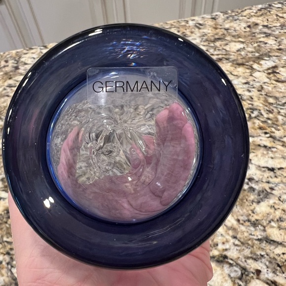 Blue Banana Vase, 1990s German Vintage, Modern Classics - Picture 5 of 9